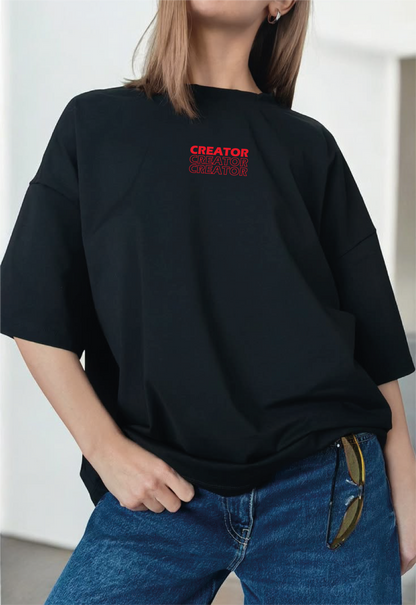 Polera Oversize Creator x 3 Black