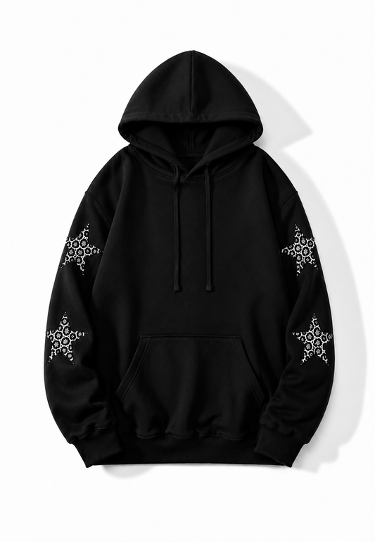 Poleron Star Animal Black
