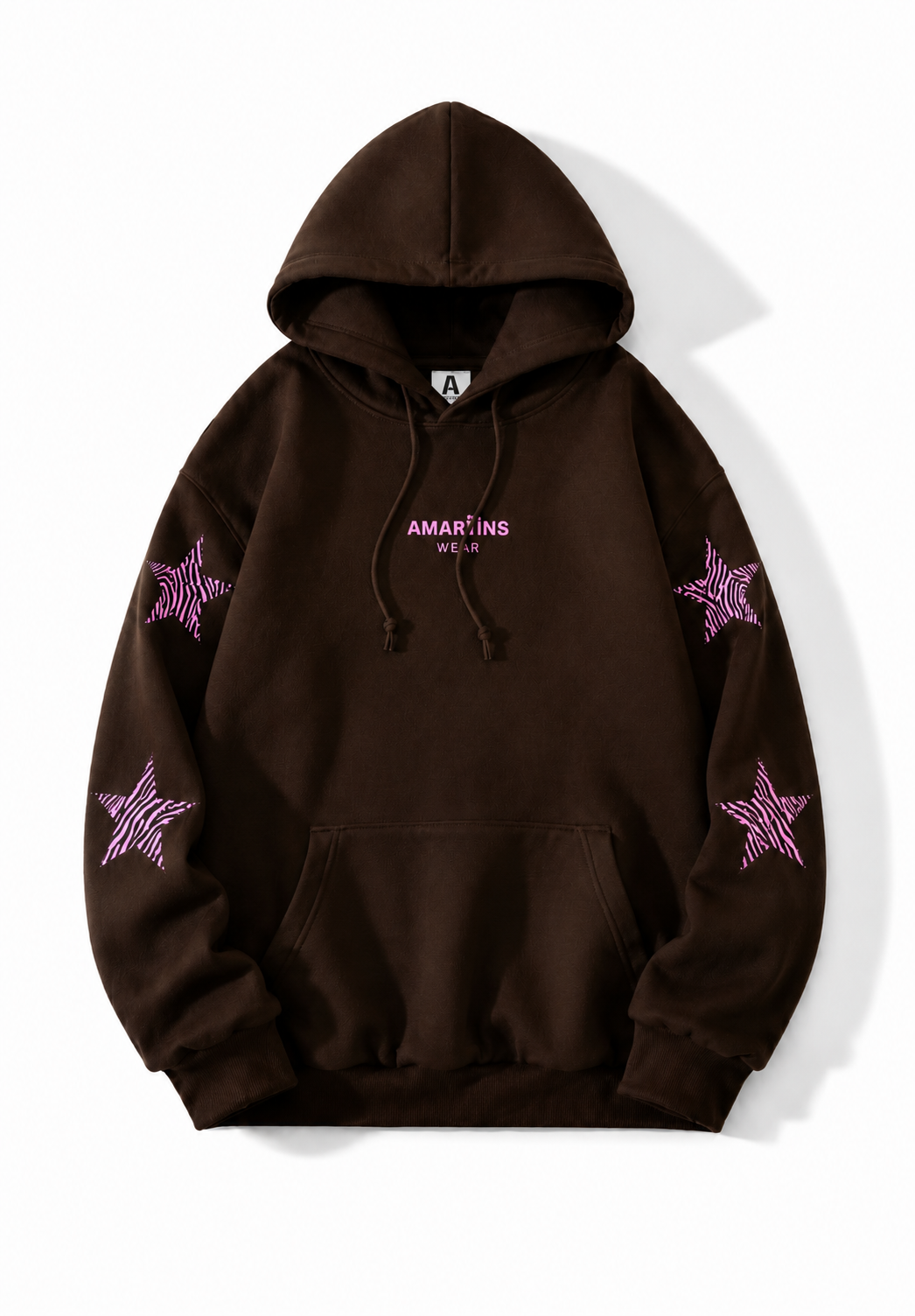 Poleron Star Pink & Brown