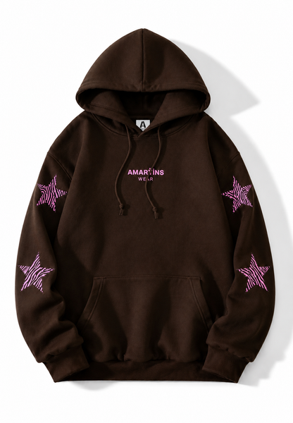 Poleron Star Pink & Brown