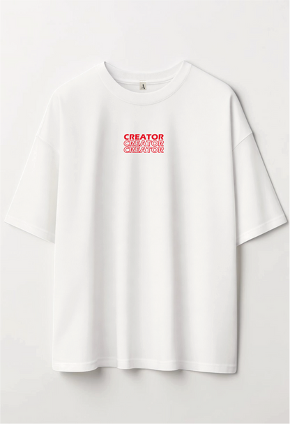 Polera Oversize Creator x 3 White