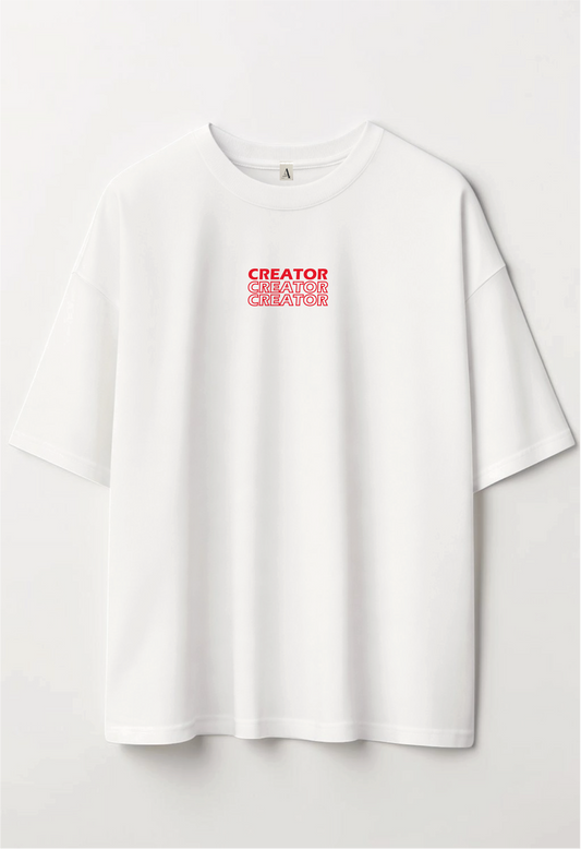 Polera Oversize Creator x 3 White