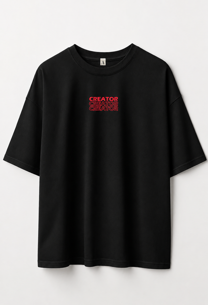 Polera Oversize Creator x 3 Black