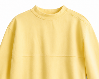 Poleron Over Cut Amarillo Soft