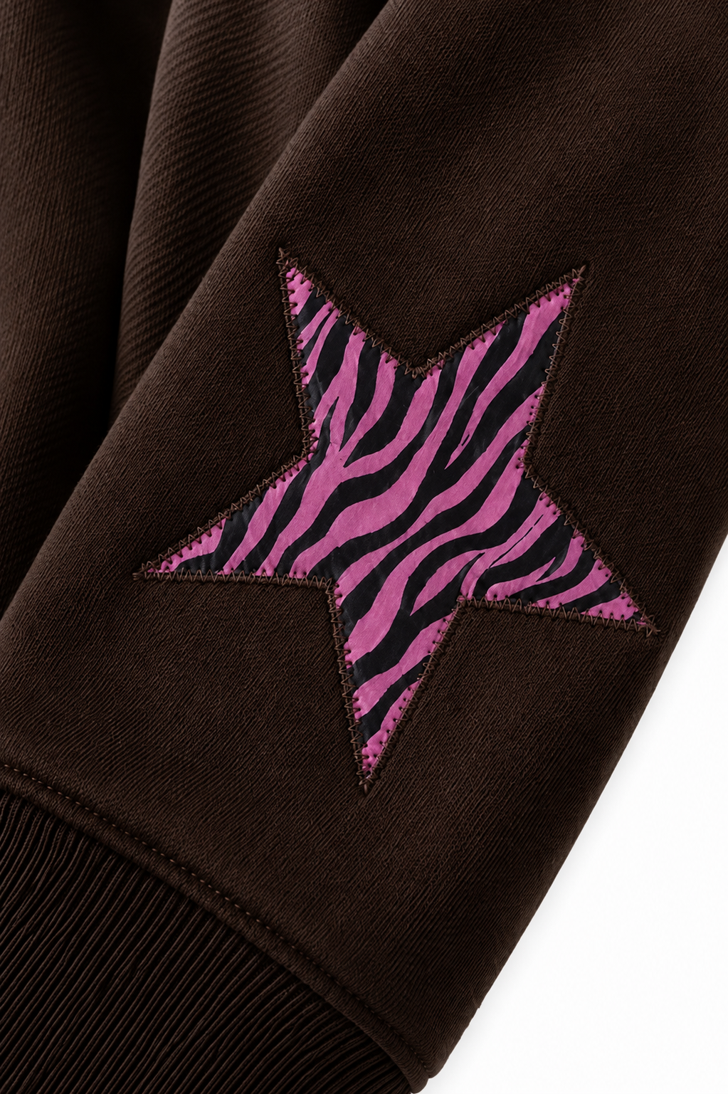 Poleron Star Pink & Brown