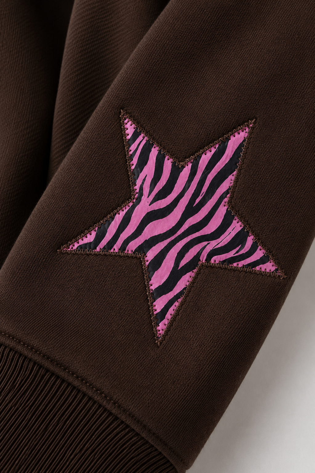 Poleron Star Pink & Brown