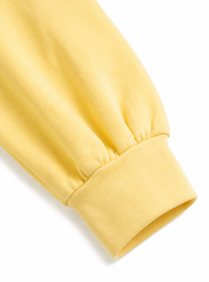 Poleron Over Cut Amarillo Soft