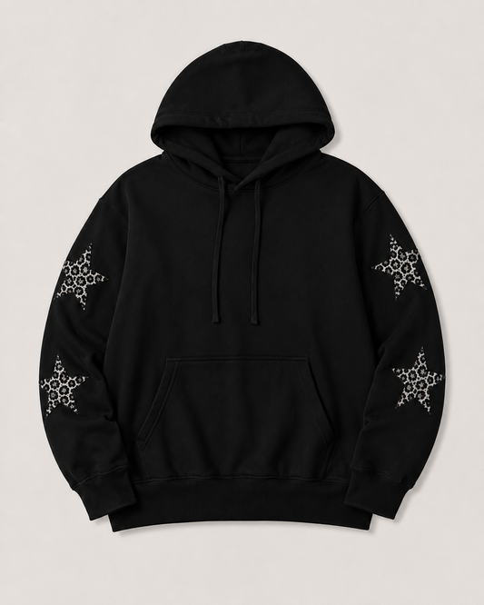 Poleron Star Animal Black