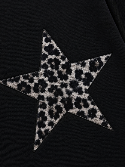 Poleron Star Animal Black