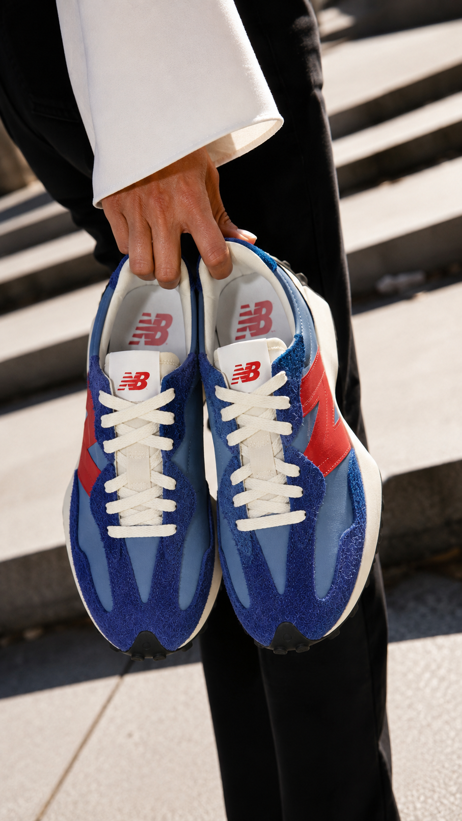 Zapatillas New Balance 327 Blue & Red