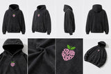 Poleron Acid Wash Straw Berry