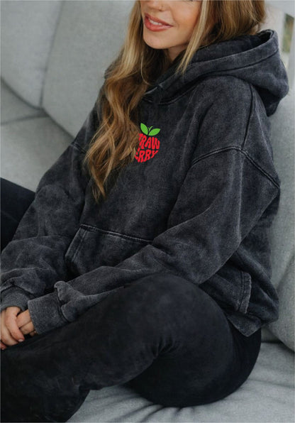 Poleron Acid Wash Straw Berry