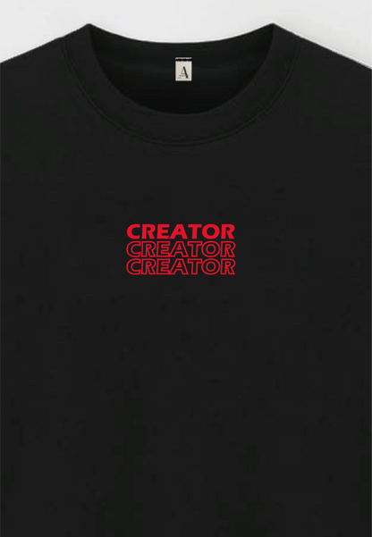 Polera Oversize Creator x 3 Black