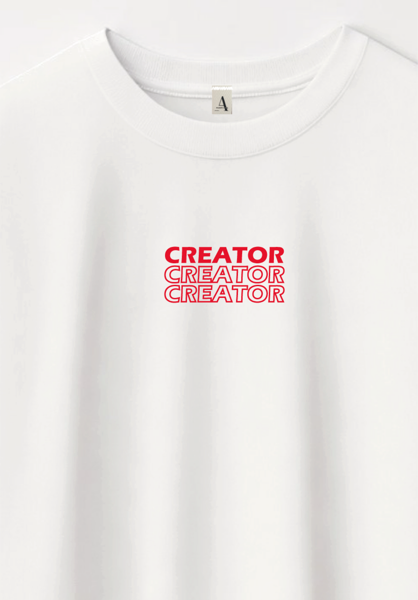 Polera Oversize Creator x 3 White