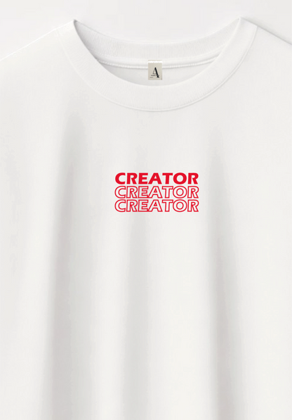 Polera Oversize Creator x 3 White